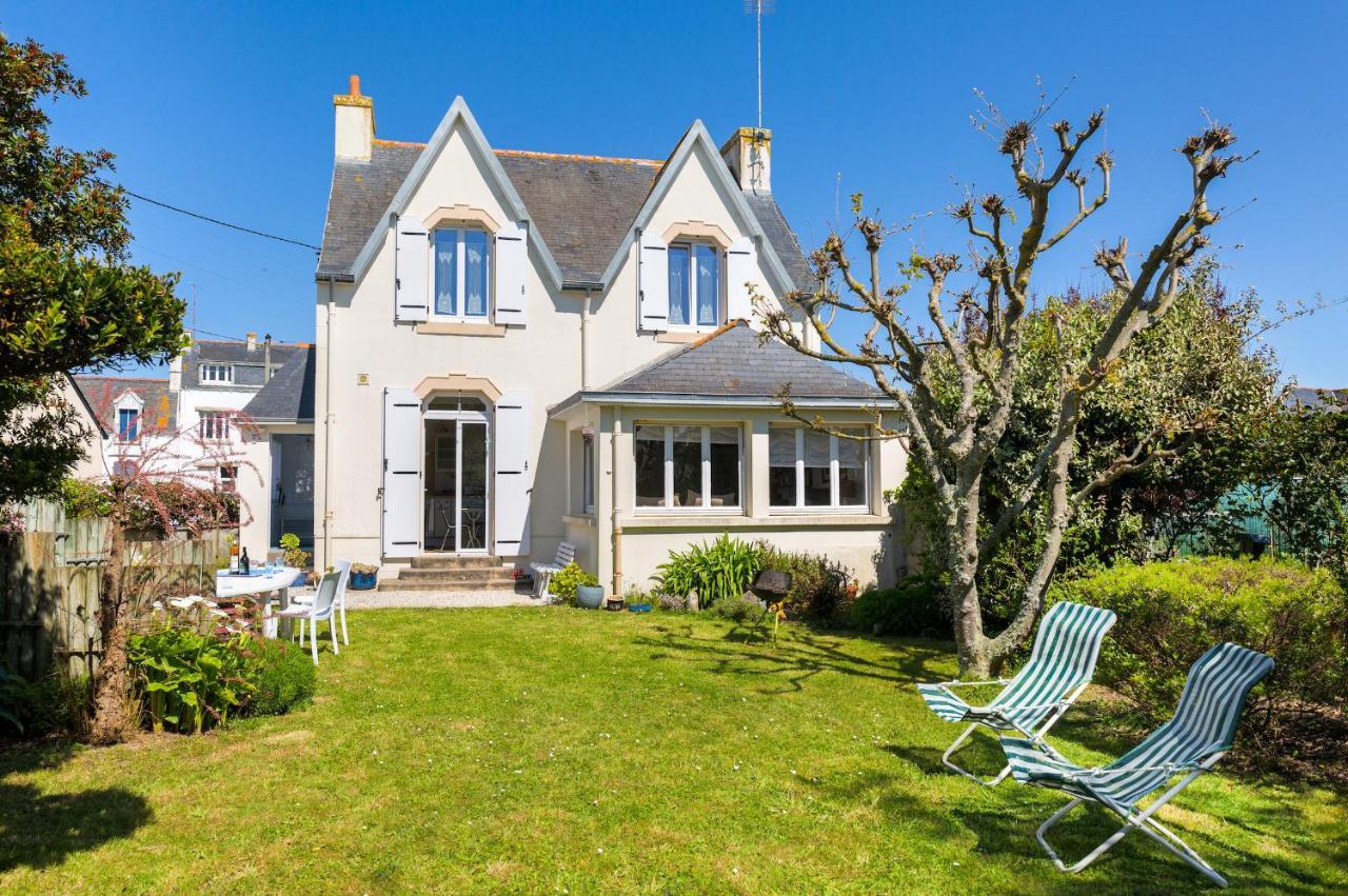 Au Coeur De Treffiagat - Maison Pour 6 - 300M De La Plage Luaran gambar