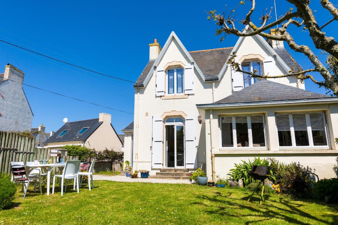 Au Coeur De Treffiagat - Maison Pour 6 - 300M De La Plage Luaran gambar
